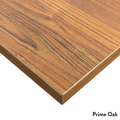 Prime oak melamine desktop corner