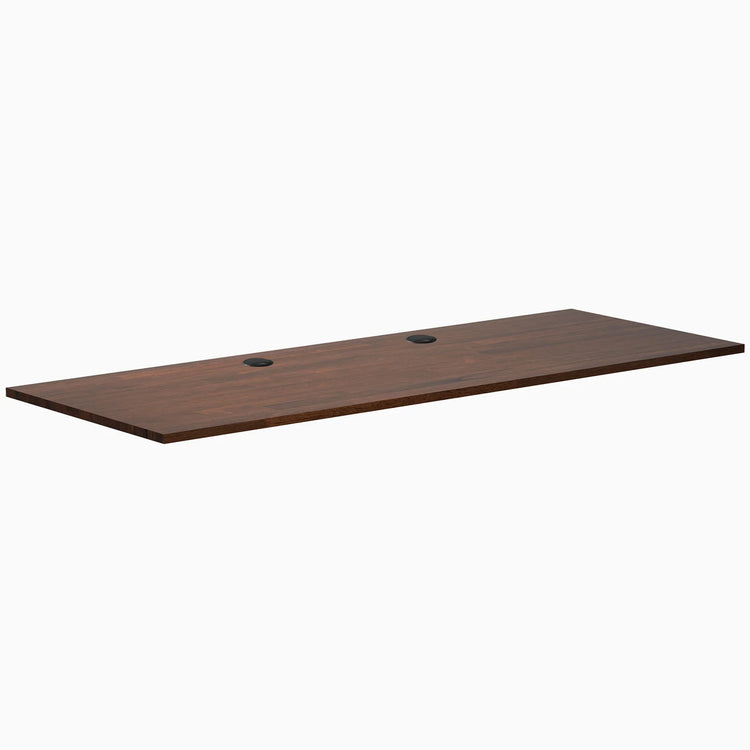 Surface de bureau en bois d'hévéa