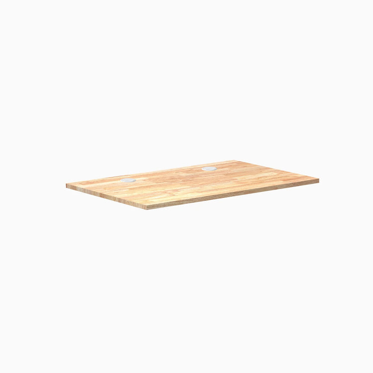 Surface de bureau en bois d'hévéa