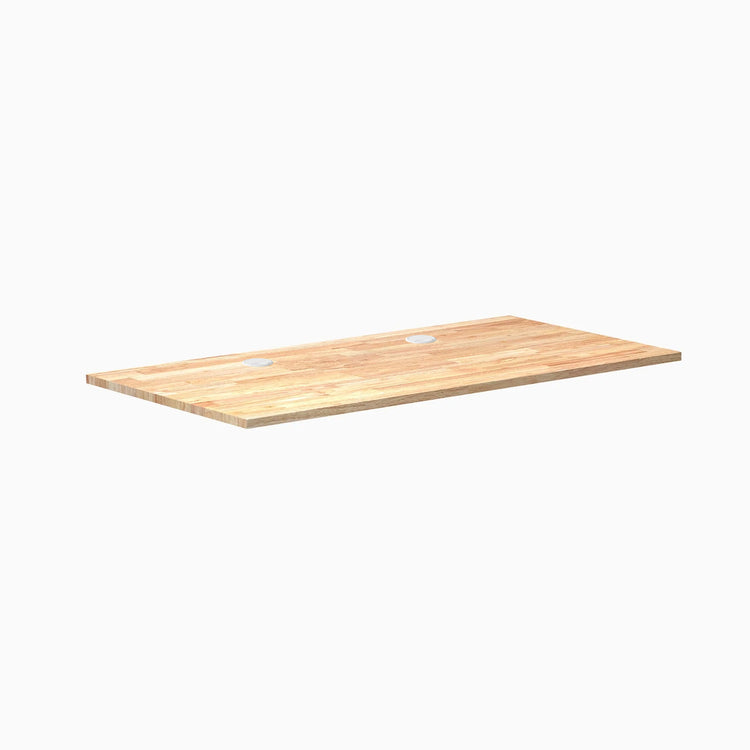 Surface de bureau en bois d'hévéa