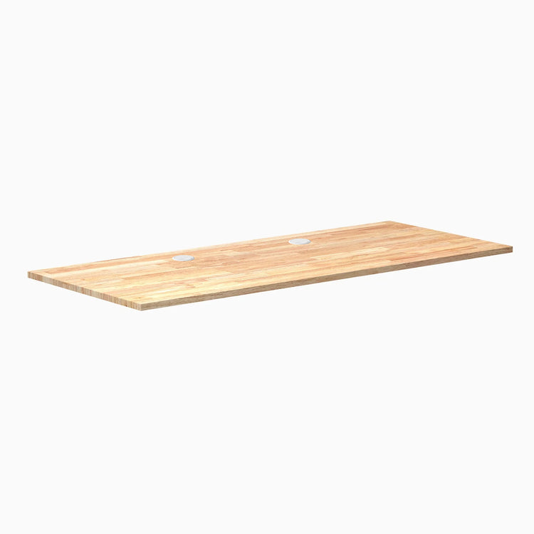 Surface de bureau en bois d'hévéa