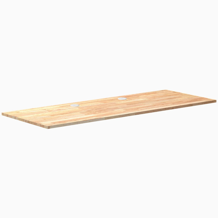 Surface de bureau en bois d'hévéa