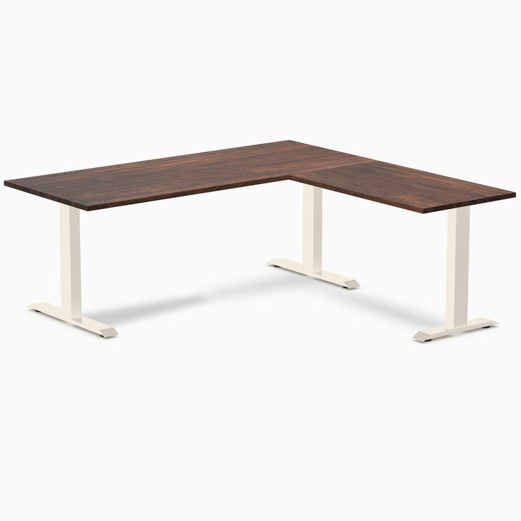 Desky Zero Softwood L-Shape Office Desk