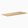 Desky Rubberwood Desk Tops- Light Oak -72" x 29.5" - Desky Canada