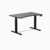 Dual ergo edge standing desk - Dark bamboo - black 48"