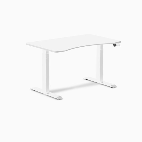 Dual ergo edge standing desk - white- white 48"
