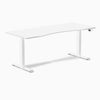 Dual ergo edge standing desk - white- white 72"