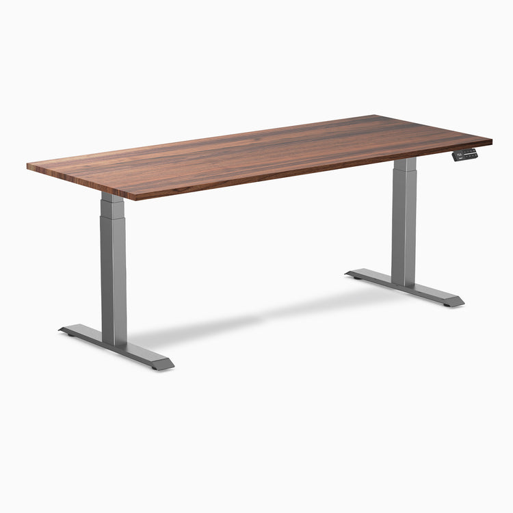 Desky Dual Hardwood Sit Stand Desk