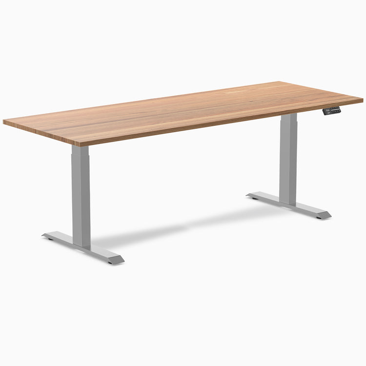 Desky Dual Hardwood Sit Stand Desk