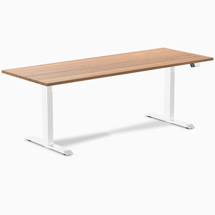 Desky Dual Hardwood Sit Stand Desk