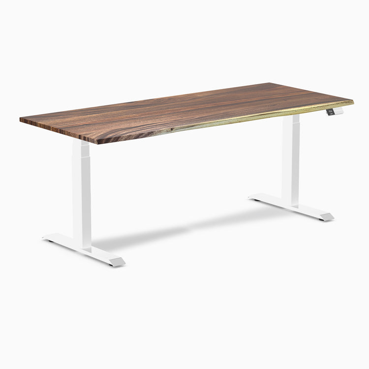 Desky Dual Hardwood Sit Stand Desk