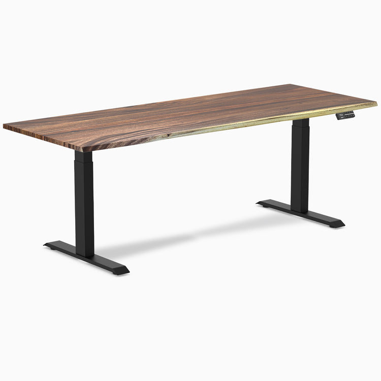 Desky Dual Hardwood Sit Stand Desk