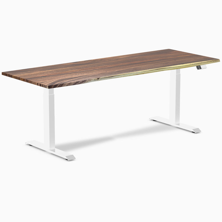 Desky Dual Hardwood Sit Stand Desk