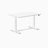 Dual laminate standing desk - white melamine - white 48"