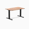 Fixed softwood desk - Acacia - black 48"