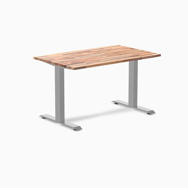 Fixed softwood desk - Acacia - grey 48"