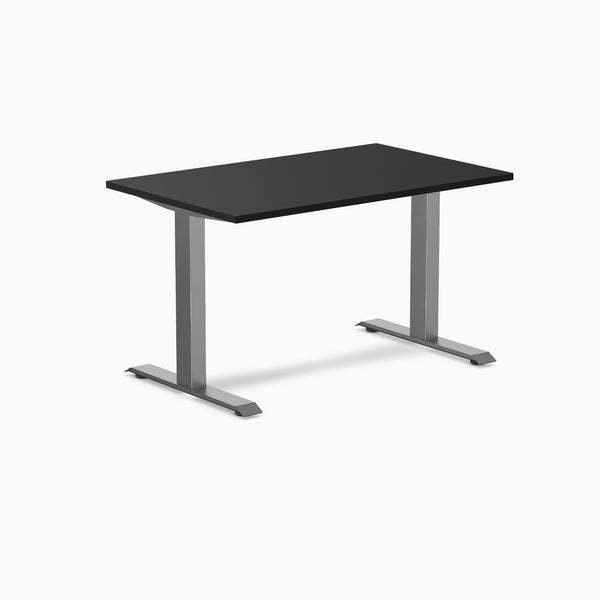 Fixed melamine desk - Melamine black - space grey 48"