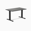 Fixed bamboo desk - Dark Bamboo - black 48"