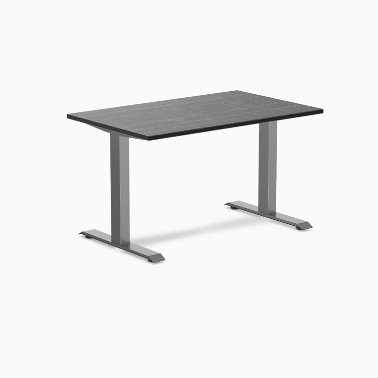 Fixed bamboo desk - Dark Bamboo - space grey 48"