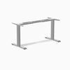 Grey fixed height office desk frame - Desky