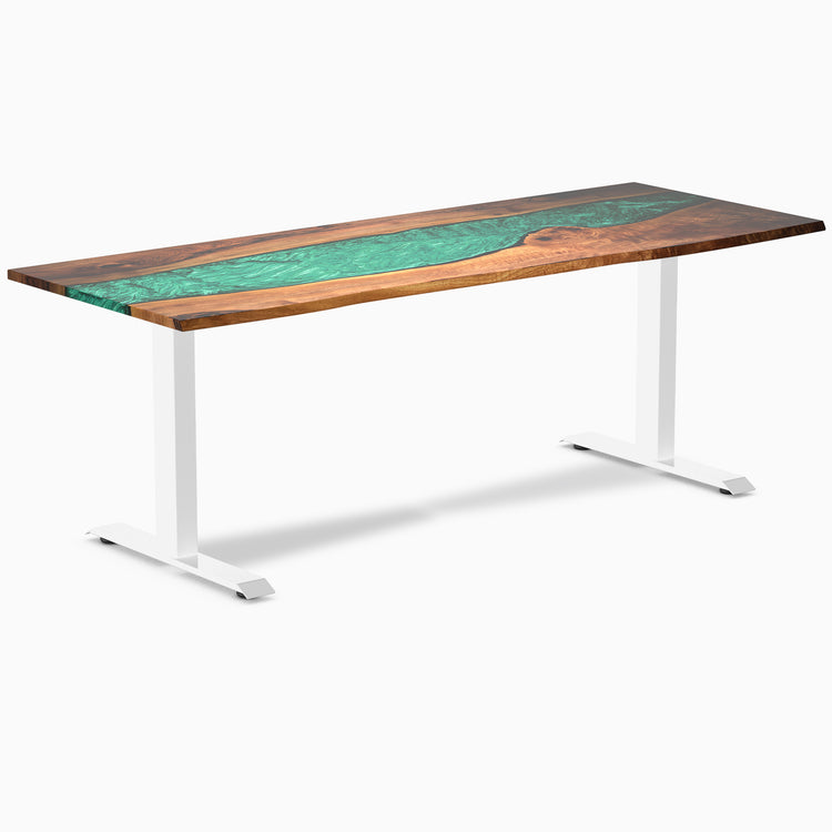 Desky Resin Hardwood Office Desk