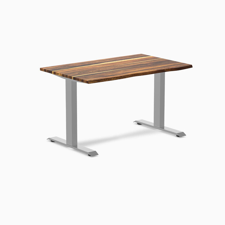 Fixed hardwood desk - Pheasantwood - grey 48"