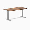 Fixed hardwood desk - Pheasantwood - grey 60"