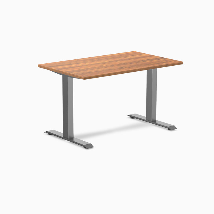 Fixed melamine desk - Melamine prime oak - space grey 48"