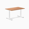 Fixed melamine desk - Melamine prime oak - white 48"