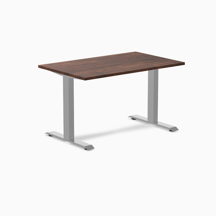 Fixed softwood desk - Rustic pine - grey 48"