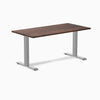 Fixed softwood desk - Rustic pine - grey 60"