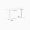 Fixed melamine desk - Melamine white - white 48"