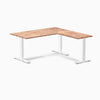 Zero softwood l-shape desk - Acacia - white - 60"