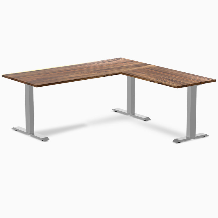 Desky Zero Hardwood L-Shape Office Desk