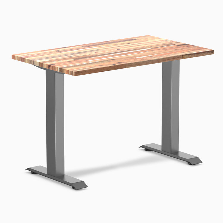 Fixed mini softwood desk - Acacia - space grey 40"