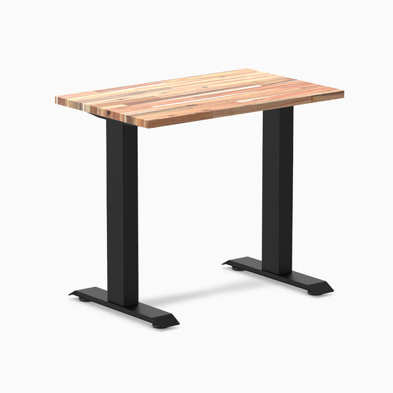 Fixed mini softwood desk - Acacia - black 32"