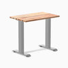 Fixed mini softwood desk - Acacia - grey 32"