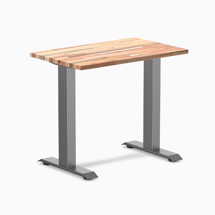 Fixed mini softwood desk - Acacia - space grey 32"