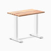 Fixed mini softwood desk - Acacia - white 32"