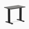 Fixed mini bamboo desk - Dark Bamboo - black 32"