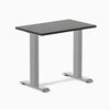 Fixed mini bamboo desk - Dark Bamboo - grey 32"