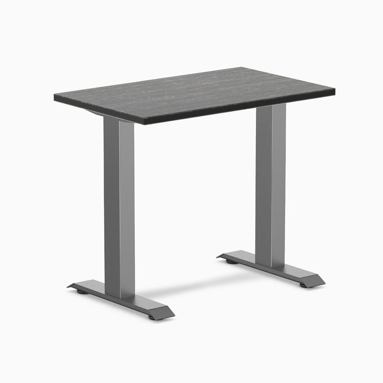 Fixed mini bamboo desk - Dark Bamboo - space grey 32"