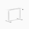 Mini standing desk frame in white