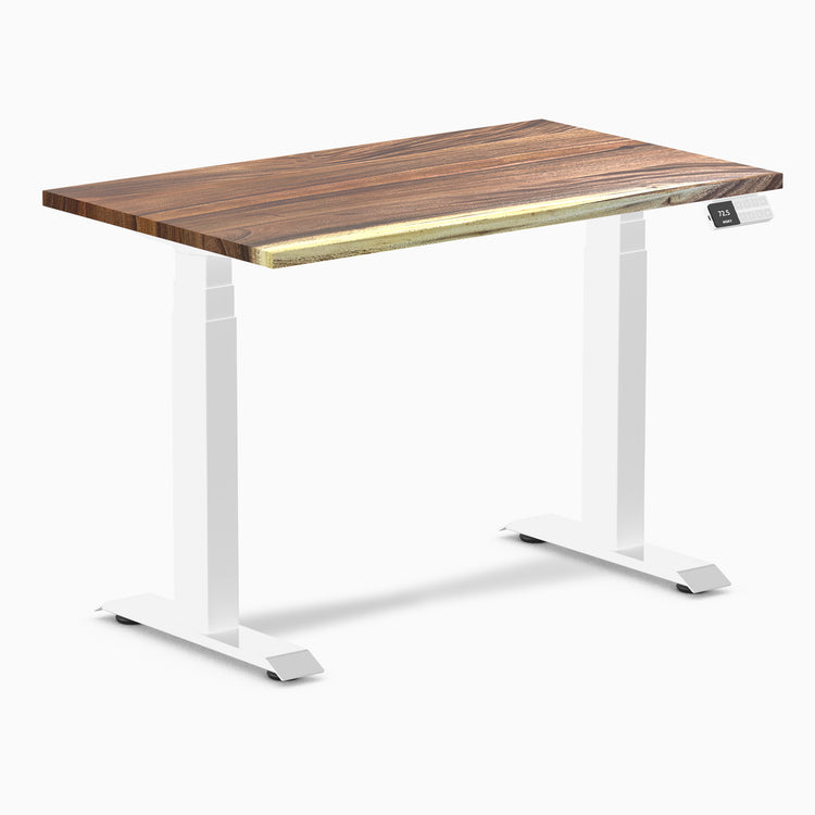 Desky Dual Mini Hardwood Sit Stand Desk