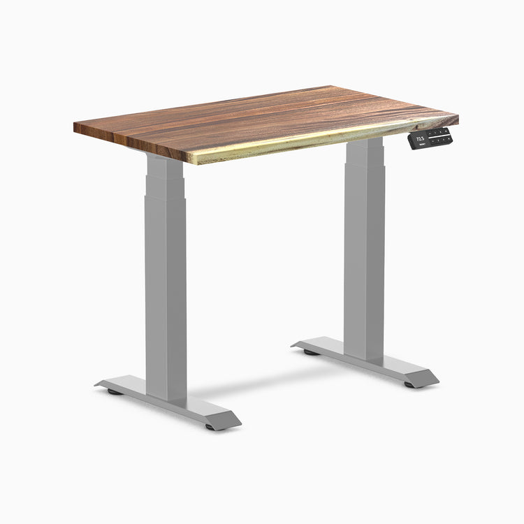 Desky Dual Mini Hardwood Sit Stand Desk