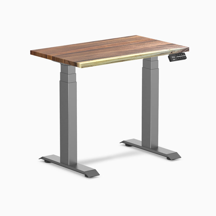 Desky Dual Mini Hardwood Sit Stand Desk