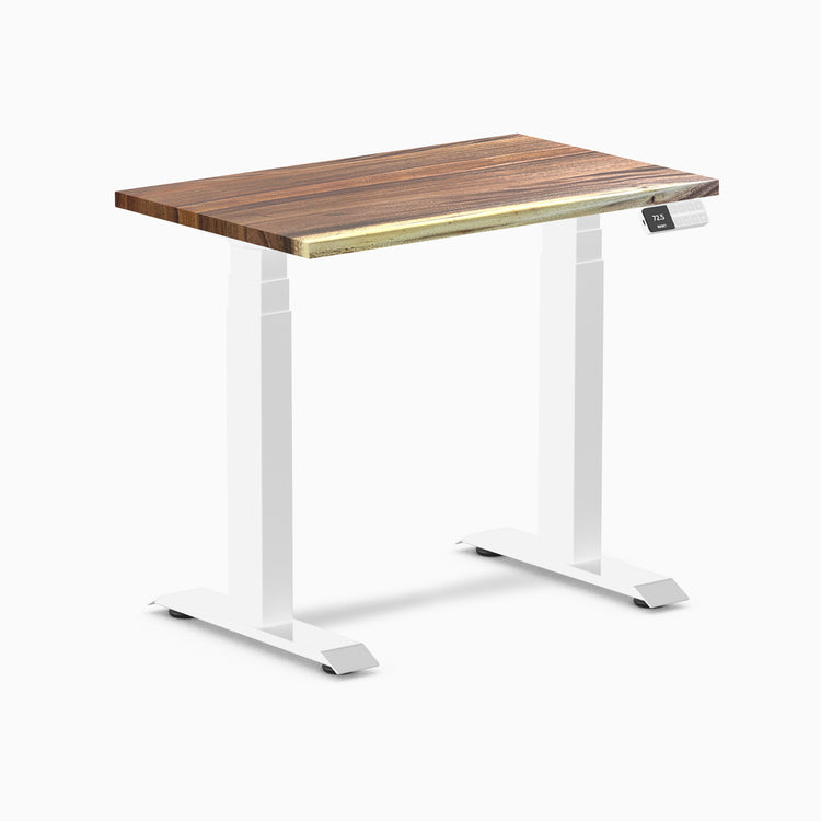 Desky Dual Mini Hardwood Sit Stand Desk