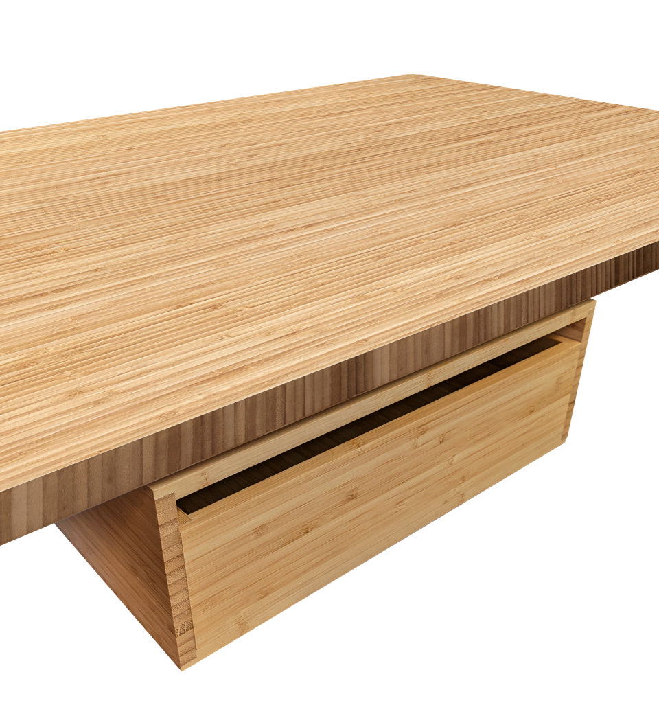Desky Bamboo Under Desk Drawer