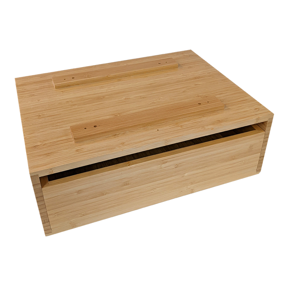 Bamboo accessory drawer