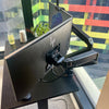 Desky Dual Monitor Arm-Black- - Desky Canada